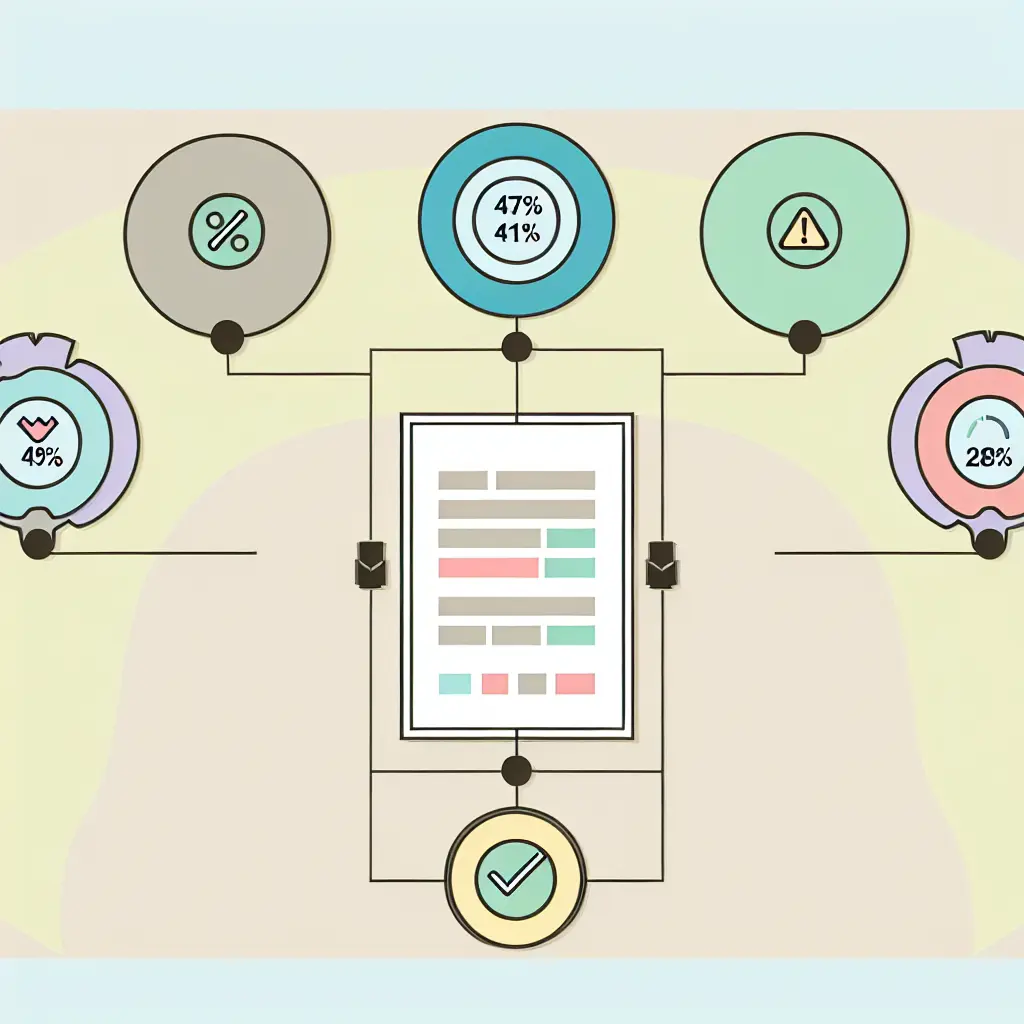Comparison showing wildly different AI detection scores (18%, 47%, 72%, 11%, 28%) from various platforms scanning the same thesis document
