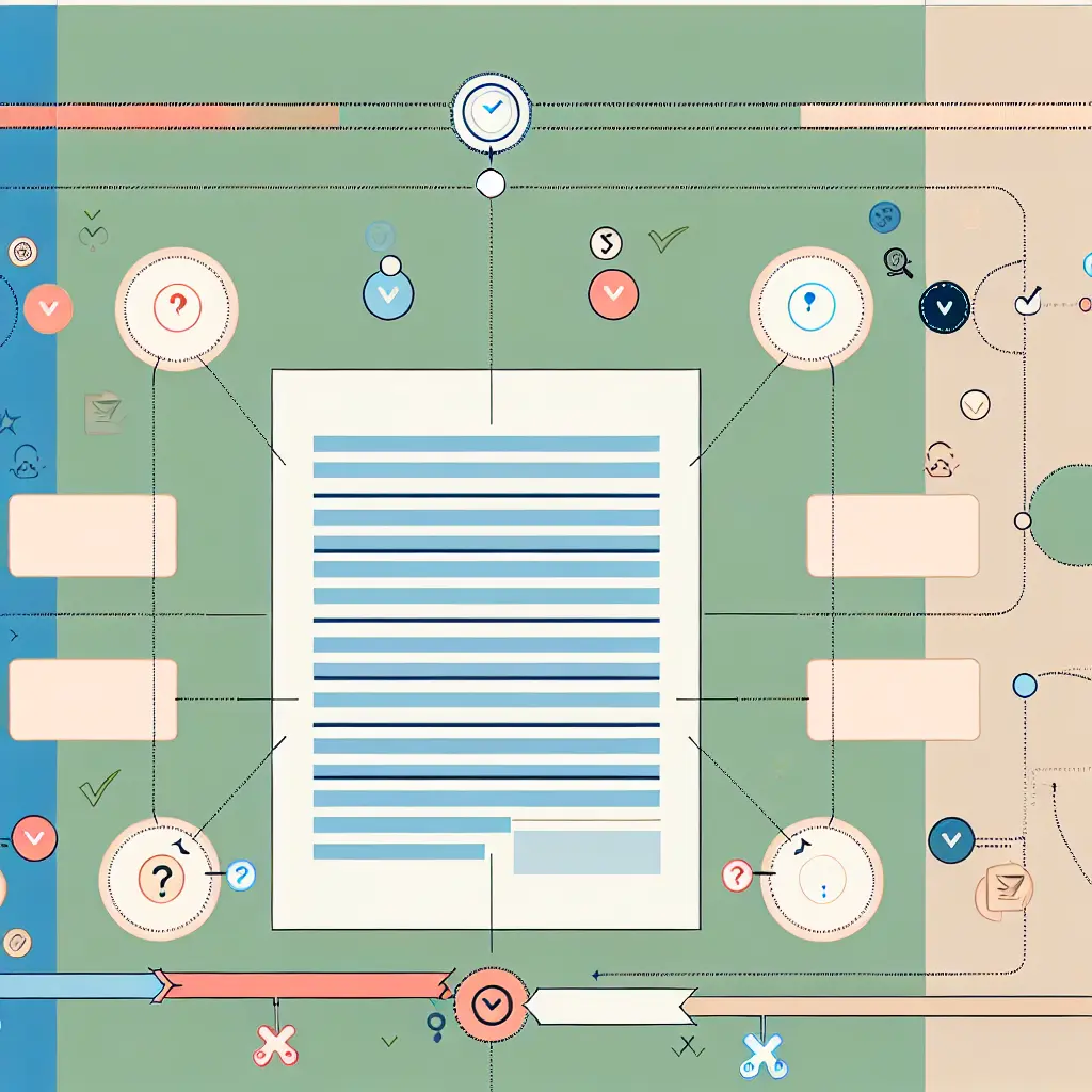 AI analyzing thesis structure for logical coherence and gaps
